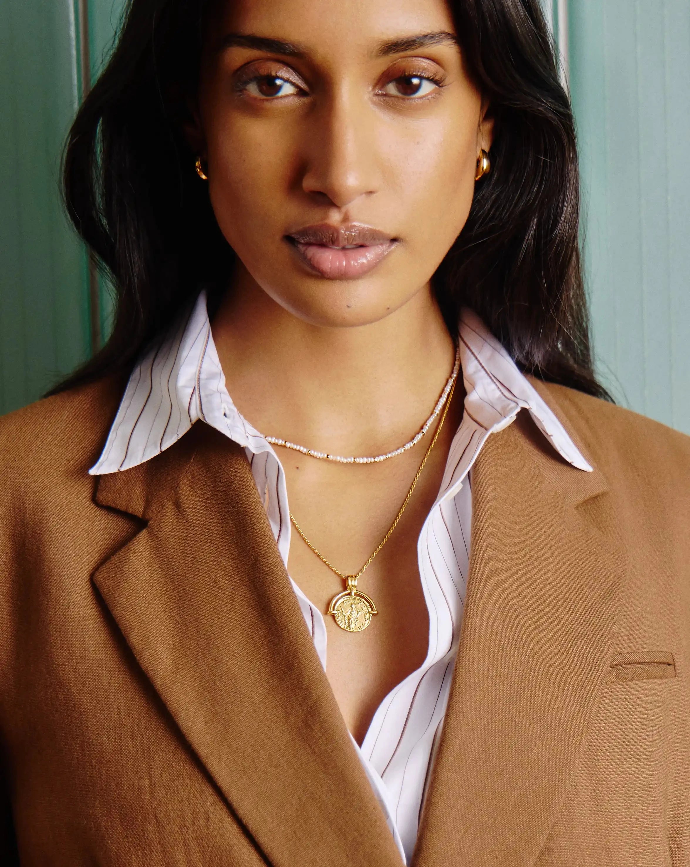 Micro Pearl Beaded Necklace | 18ct Gold Plated/Pearl Necklaces Missoma 