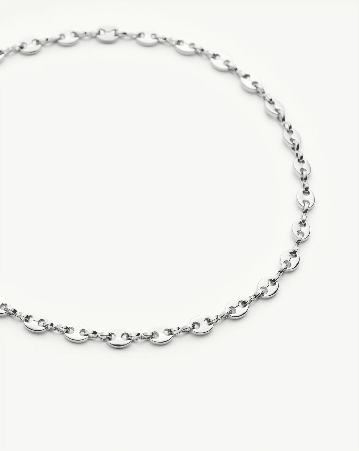 Mini Mariner Chain Necklace | Platinum Plated Necklaces Missoma 