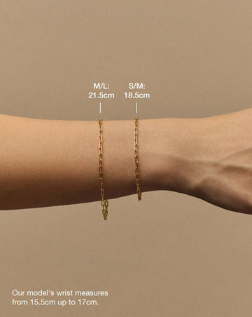 Mini Paperclip Chain Bracelet | 18ct Gold Plated Bracelets Missoma 