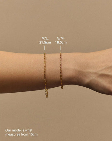 Mini Paperclip Chain Bracelet | Platinum Plated Bracelets Missoma 