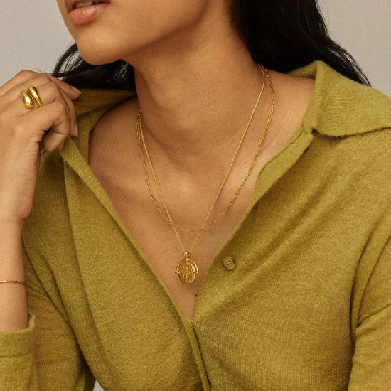 Mini Paperclip Chain Necklace | 18ct Gold Plated Necklaces Missoma 