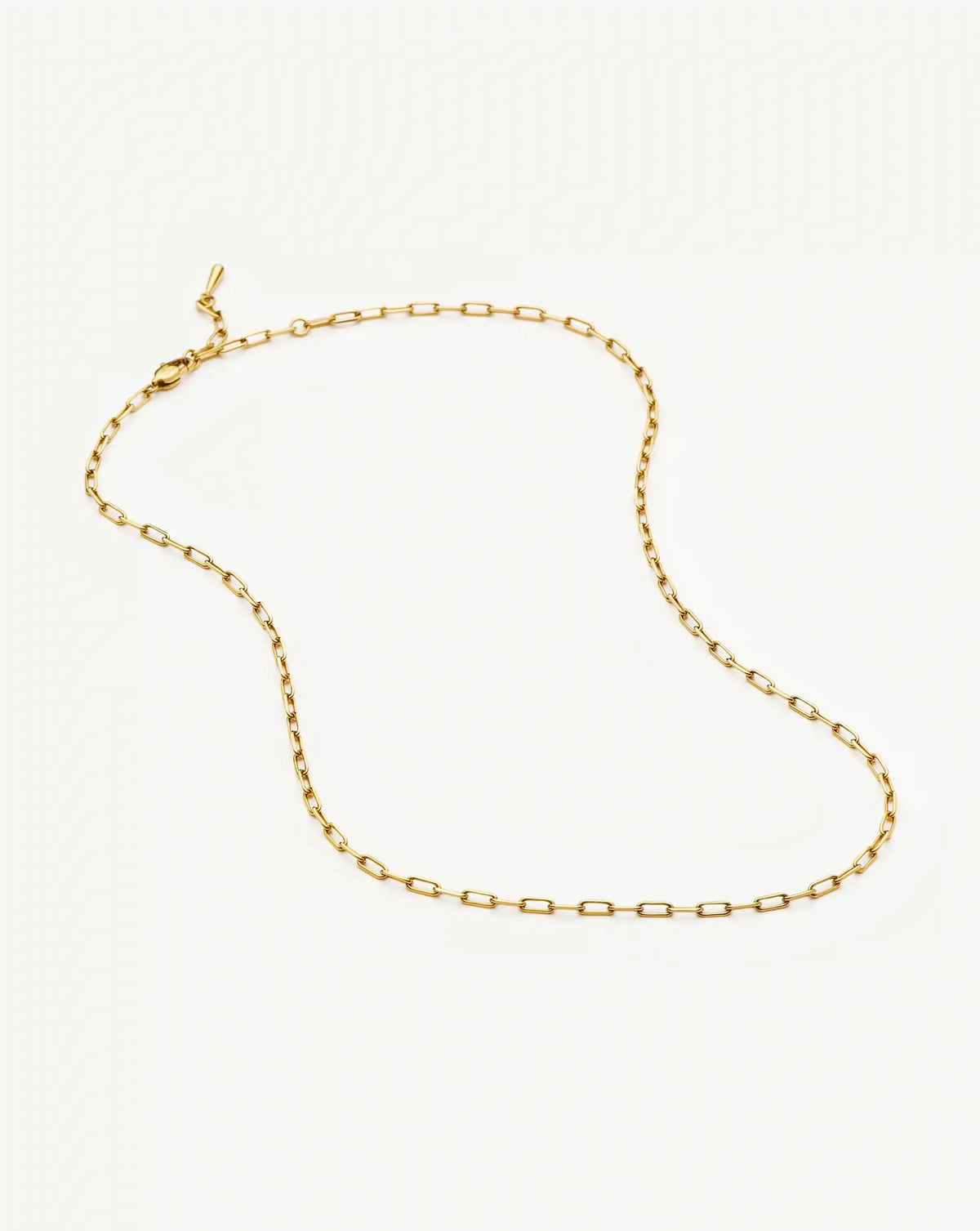 Mini Paperclip Chain Necklace | 18ct Gold Plated Necklaces Missoma 