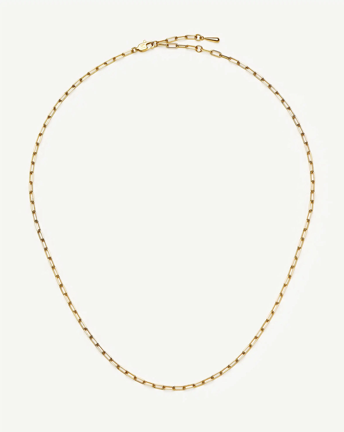 Mini Paperclip Chain Necklace | 18ct Gold Plated Necklaces Missoma 