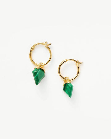 Mini Shield Hoop Earrings Earrings Missoma 