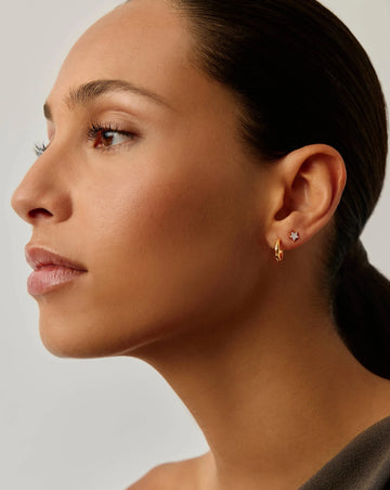 Mini Solar Studded Hoop Earrings Earrings Missoma 