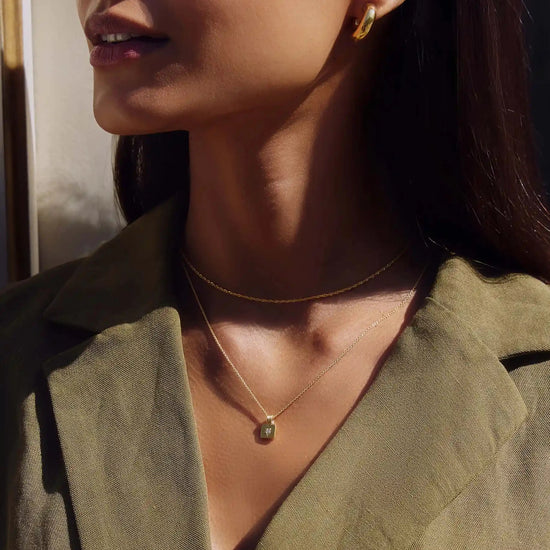 Mini Star Ridge Pendant Necklace | 18ct Gold Vermeil Necklaces Missoma 