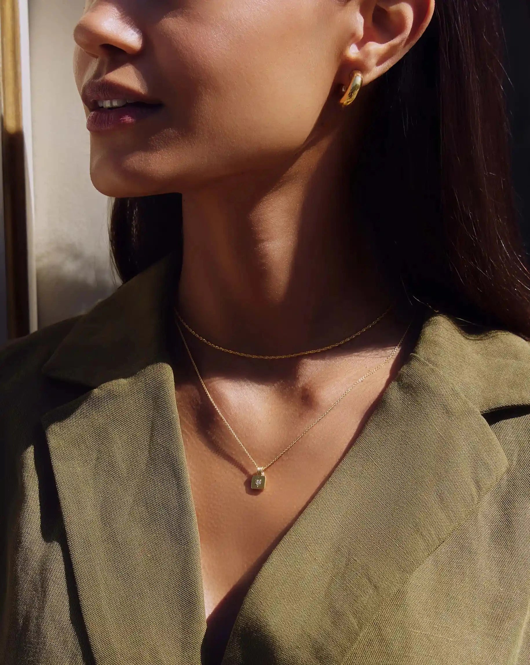 Mini Star Ridge Pendant Necklace | 18ct Gold Vermeil Necklaces Missoma 