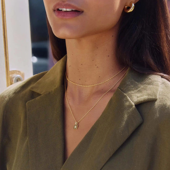 Mini Star Ridge Pendant Necklace | 18ct Gold Vermeil Necklaces Missoma 
