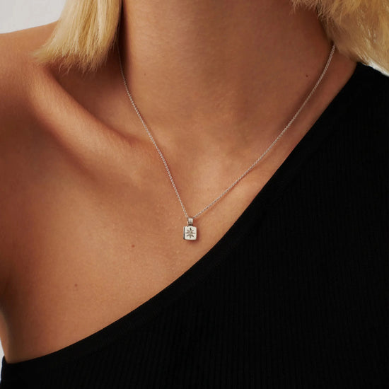 Mini Star Ridge Pendant Necklace | Sterling Silver Necklaces Missoma 
