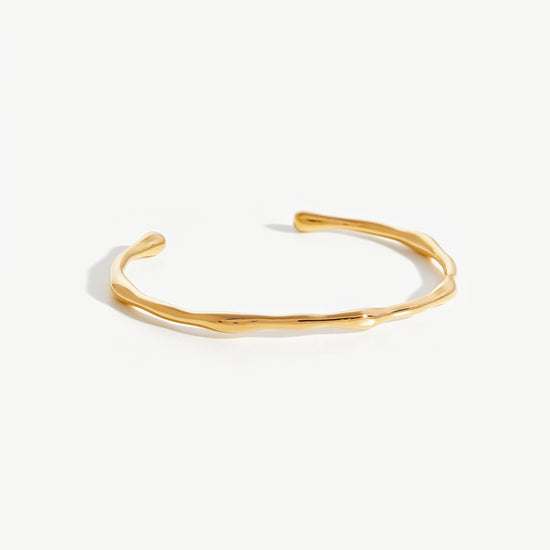 Molten Cuff Bracelet | 18ct Gold Plated Bracelets Missoma 
