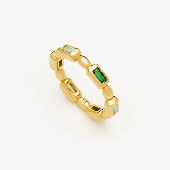Molten Gemstone Stacking Ring in Gold | Missoma UK