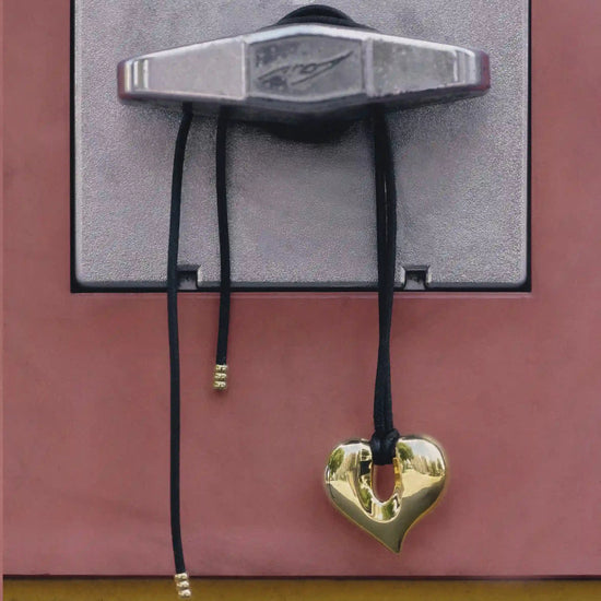 Molten Heart Pendant Cord Necklace | 18ct Gold Plated Necklaces Missoma 