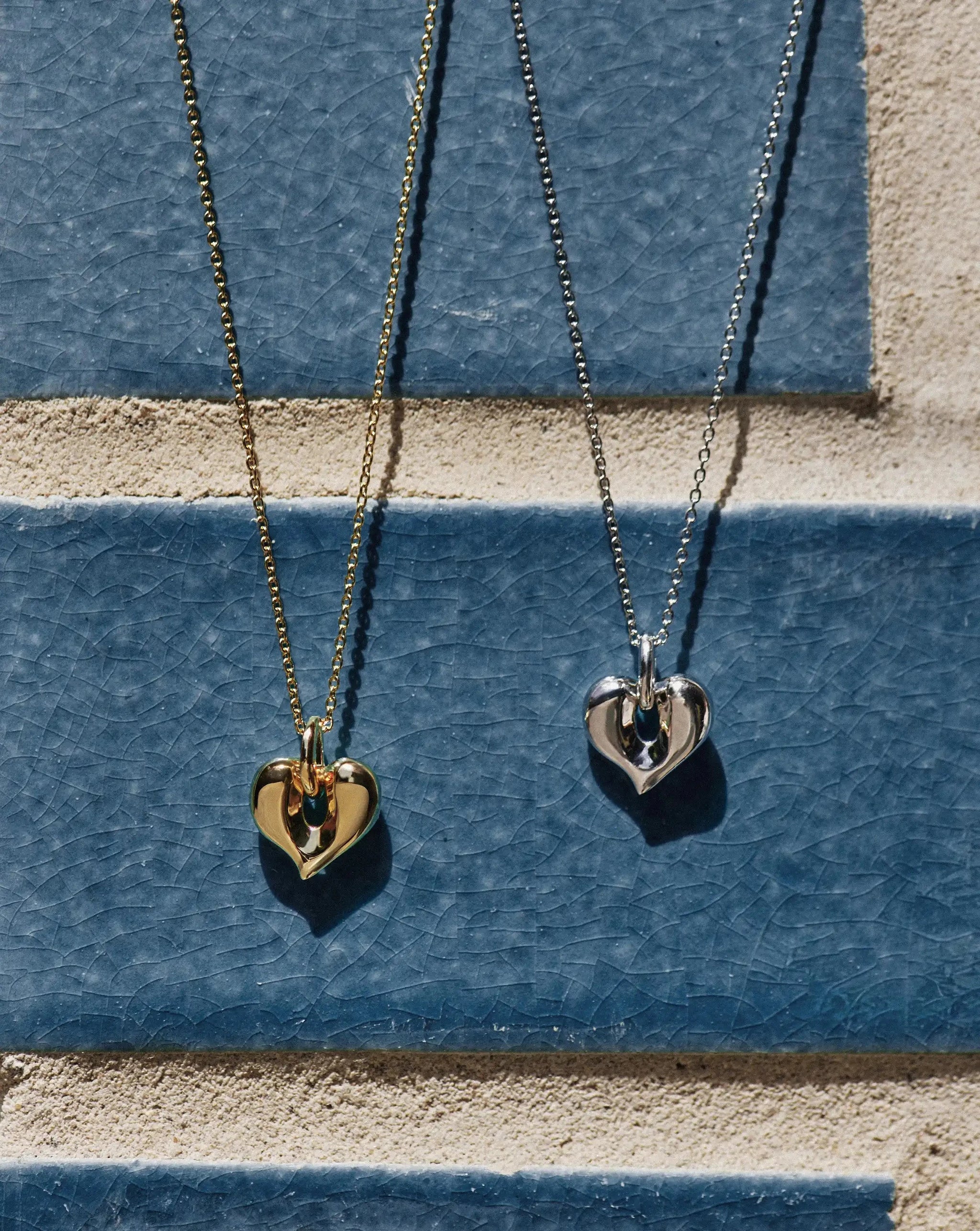 Molten Heart Pendant Necklace | 18ct Gold Plated Necklace Missoma 