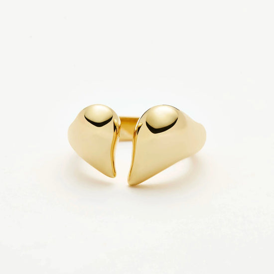 Molten Heartbreaker Statement Ring | 18ct Gold Plated Ring Missoma 