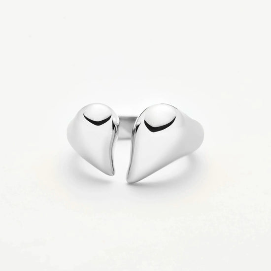 Molten Heartbreaker Statement Ring | Silver Plated Ring Missoma 