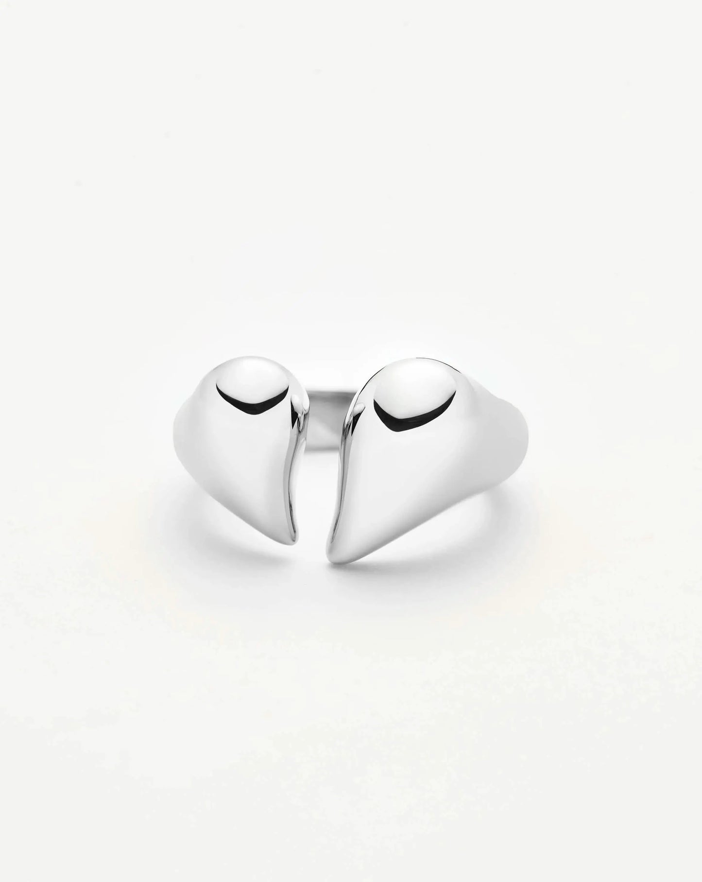 Molten Heartbreaker Statement Ring | Silver Plated Ring Missoma 