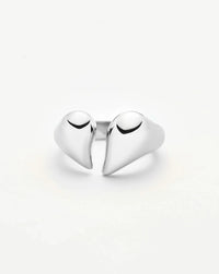 Molten Heartbreaker Statement Ring | Silver Plated Ring Missoma 
