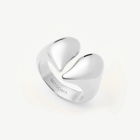 Molten Heartbreaker Statement Ring | Silver Plated Ring Missoma 