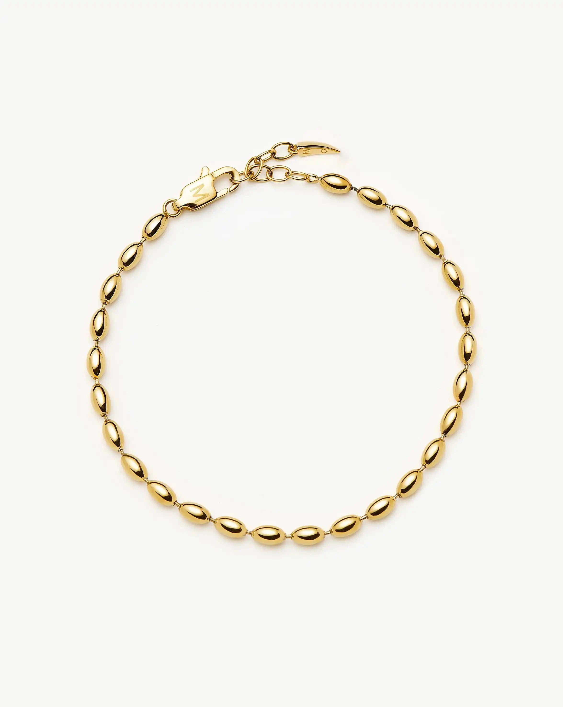 Molten Olive Chain Bracelet | 18ct Gold Plated Bracelets Missoma 
