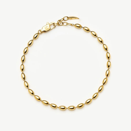 Molten Olive Chain Bracelet | 18ct Gold Plated Bracelets Missoma 