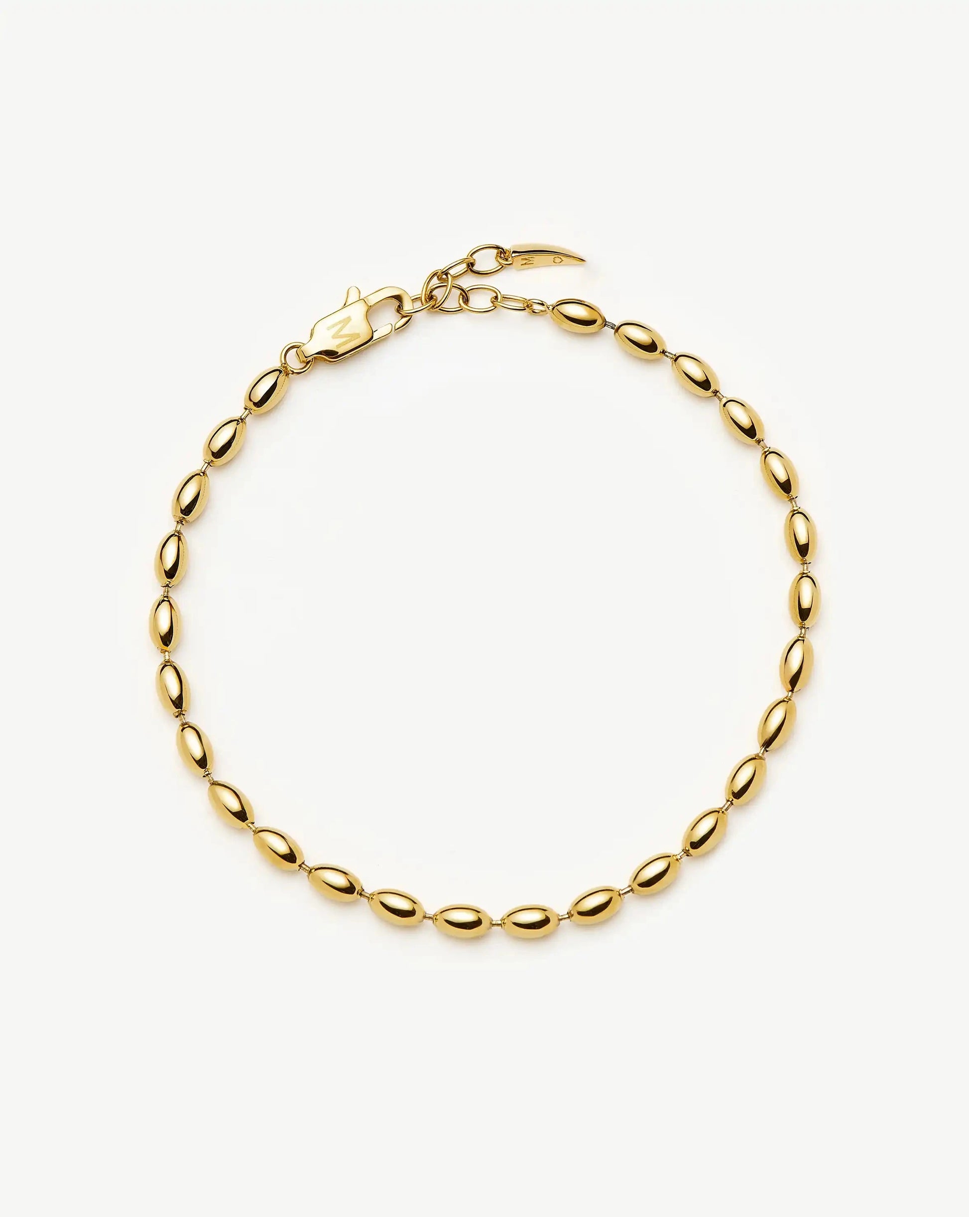 Molten Olive Chain Bracelet | 18ct Gold Plated Bracelets Missoma 