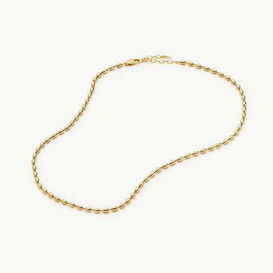 Molten Olive Chain Necklace | 18ct Gold Plated Necklaces Missoma 