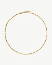 Molten Olive Chain Necklace | 18ct Gold Plated Necklaces Missoma 