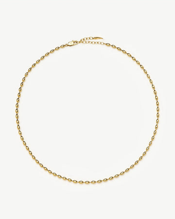 Molten Olive Chain Necklace | 18ct Gold Plated Necklaces Missoma 