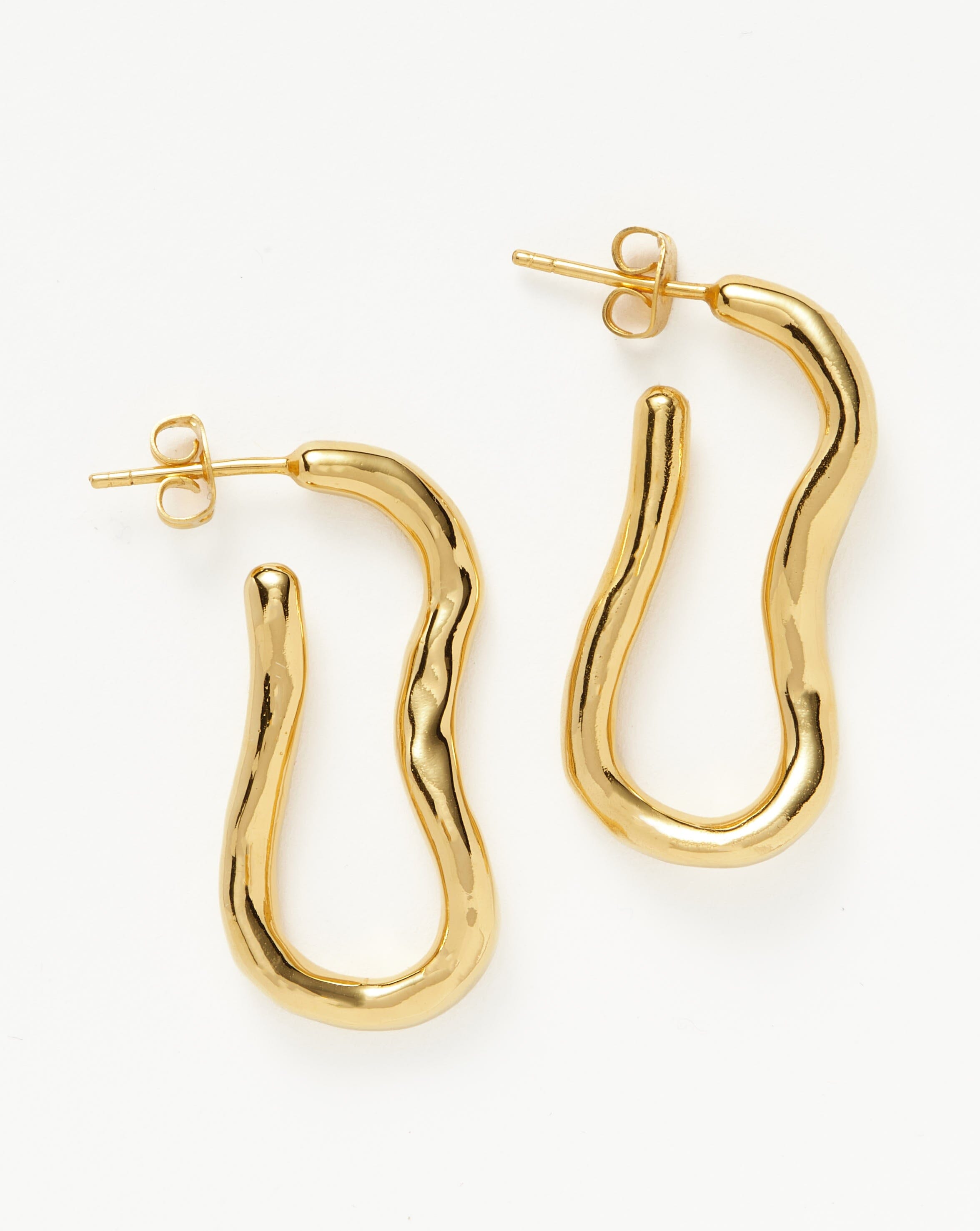 Molten Ovate Hoop Earrings Missoma