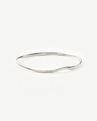 Molten Ripple Bangle | Sterling Silver Bracelets Missoma 