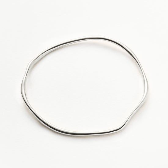 Molten Ripple Bangle | Sterling Silver Bracelets Missoma 
