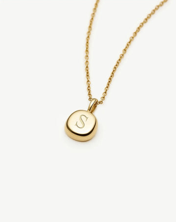 Molten Soft Square Pavé Pendant Necklace | 18ct Gold Plated/Cubic Zirconia Necklaces Missoma 