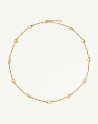 Molten Teardrop Multi Charm Necklace | 18ct Gold Plated Necklaces Missoma 