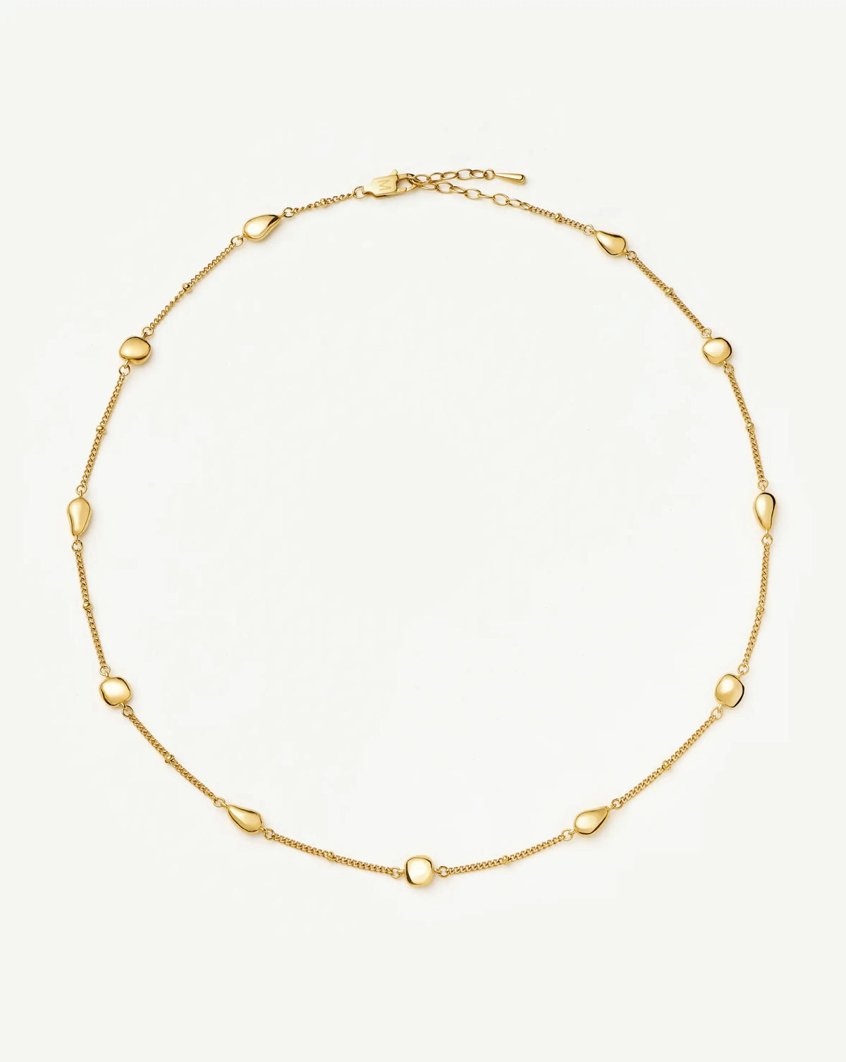 Molten Teardrop Multi Charm Necklace | 18ct Gold Plated Necklaces Missoma 