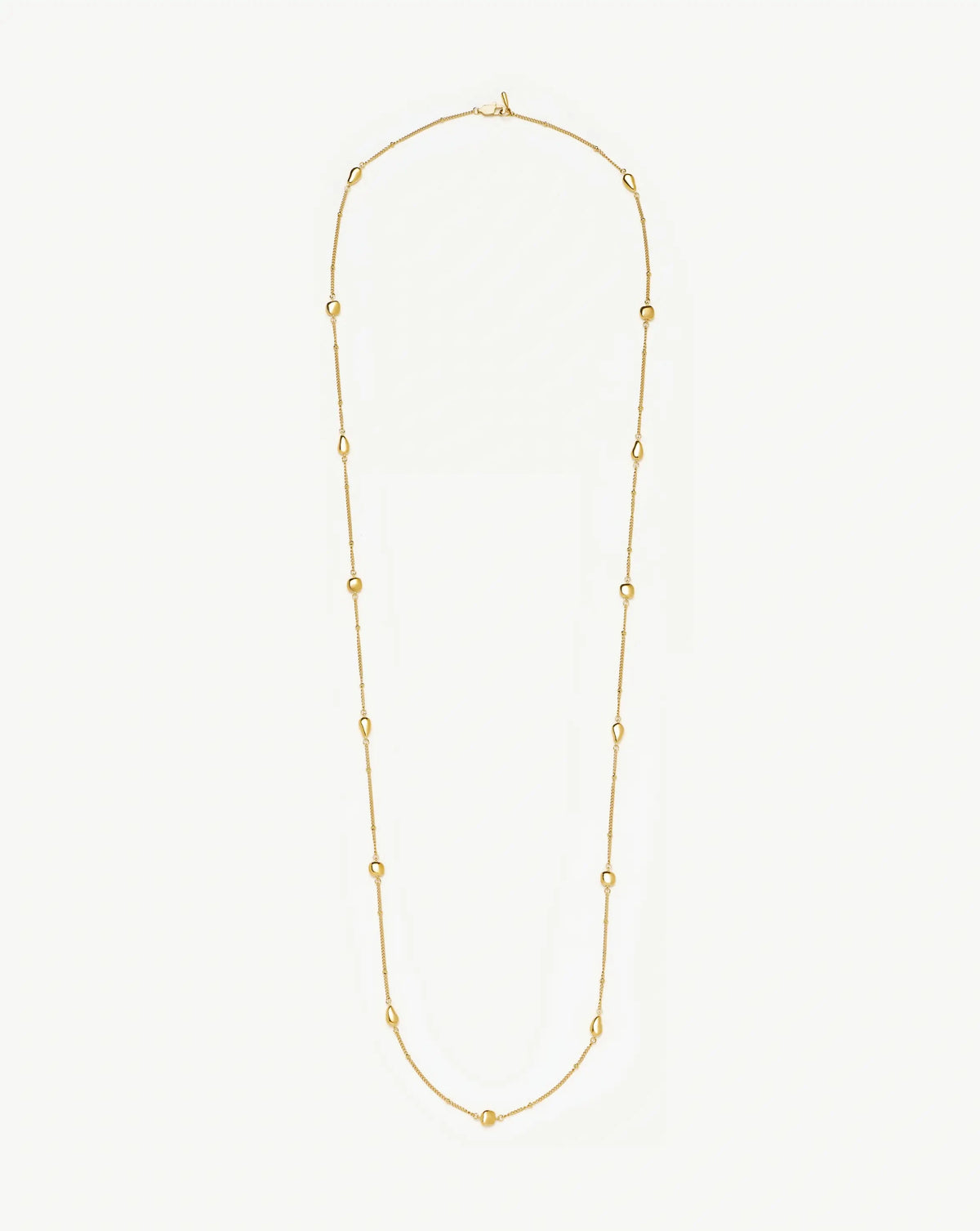 Molten Teardrop Multi Charm Wraparound Necklace | 18ct Gold Plated Necklaces Missoma 