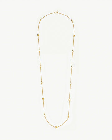 Molten Teardrop Multi Charm Wraparound Necklace | 18ct Gold Plated Necklaces Missoma 