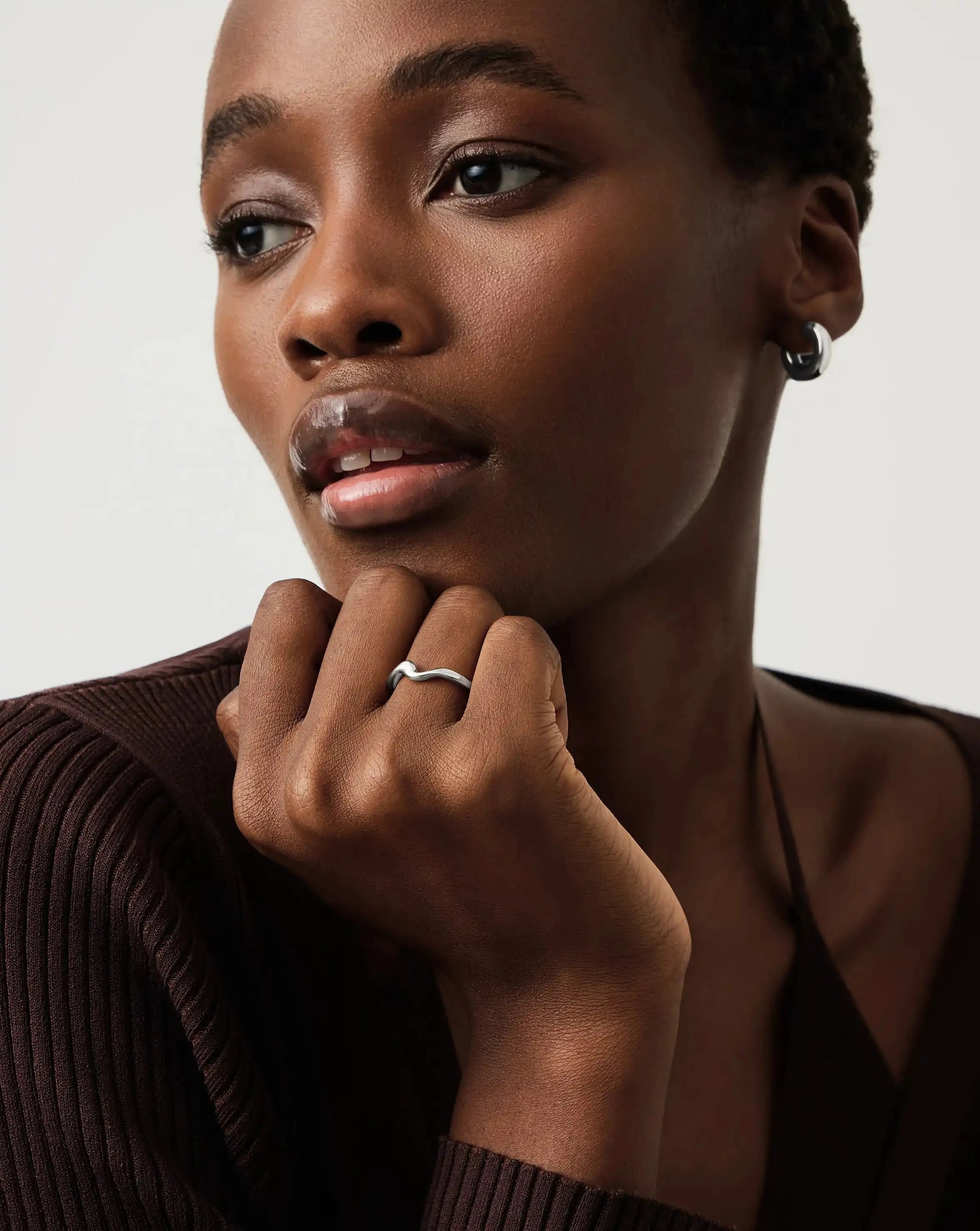 Molten Wave Stacking Ring Rings Missoma 