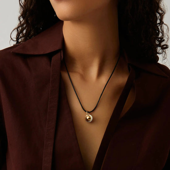 Opalite Pendant Cord Necklace | 18ct Gold Plated Necklaces Missoma 