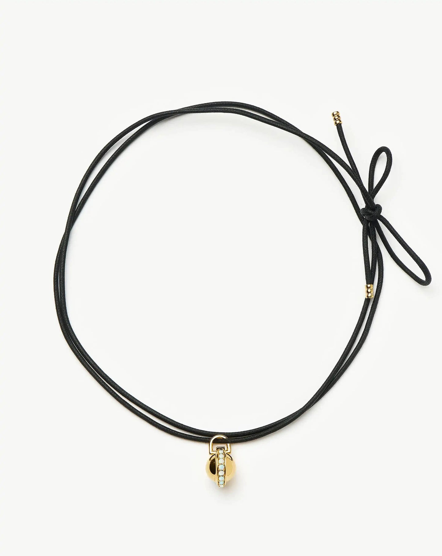 Opalite Pendant Cord Necklace | 18ct Gold Plated Necklaces Missoma 