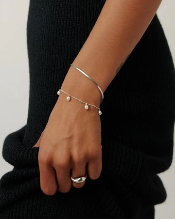 Pearl Baya Baroque Chain Bracelet | Sterling Silver/Pearl Bracelets Missoma 