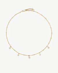 Pearl Baya Baroque Chain Choker | 18ct Gold Vermeil/Pearl Necklaces Missoma 