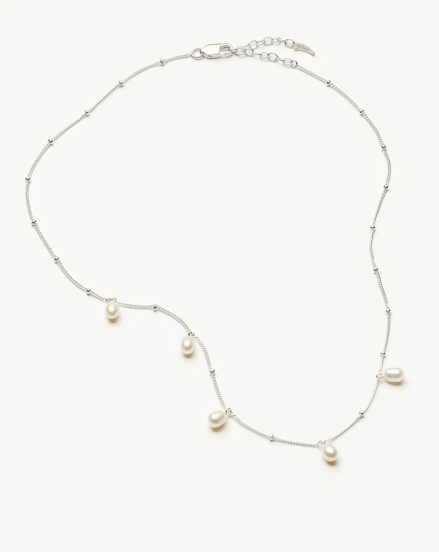 Pearl Baya Baroque Chain Choker | Sterling Silver/Pearl Necklaces Missoma 