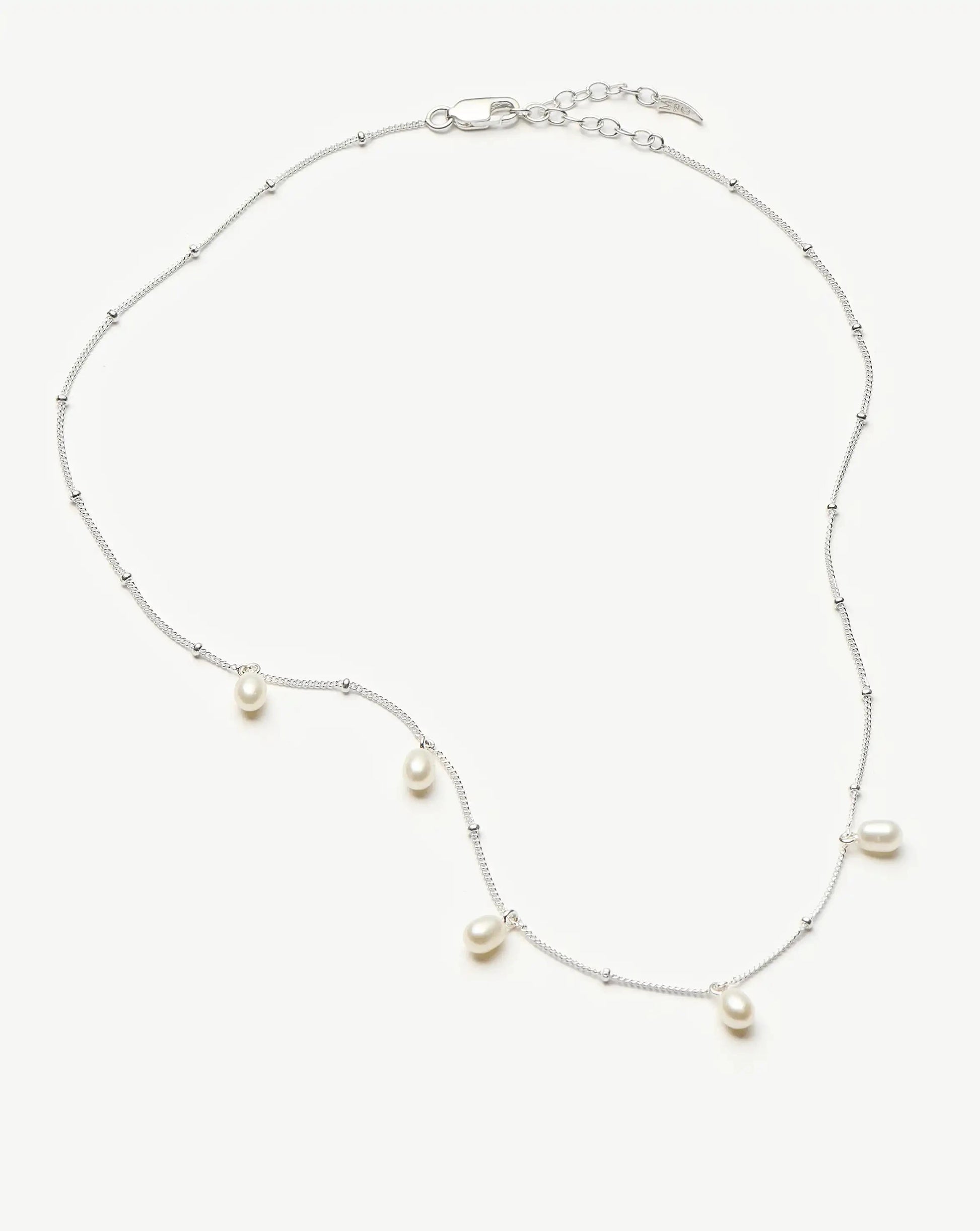 Pearl Baya Baroque Chain Choker | Sterling Silver/Pearl Necklaces Missoma 