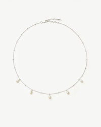 Pearl Baya Baroque Chain Choker | Sterling Silver/Pearl Necklaces Missoma 
