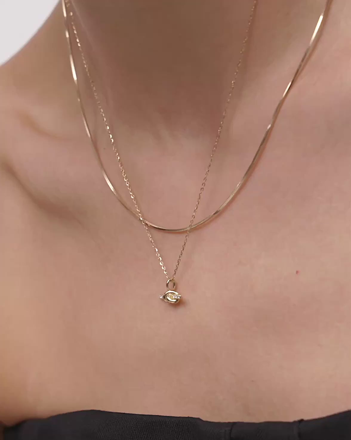 Lucy Williams Fine Diamond T-Bar Pendant Necklace | 14ct Yellow Gold Necklaces Missoma 