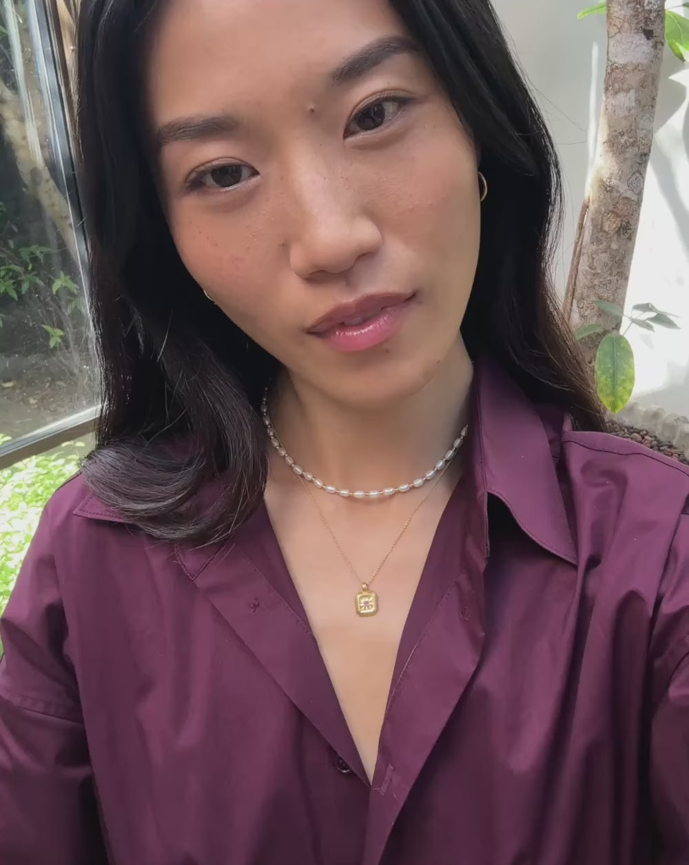 October Birthstone Pendant Necklace | 18ct Gold Vermeil/Pink Tourmaline Necklaces Missoma 