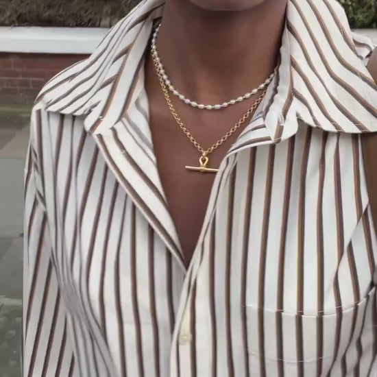 The Andy Pearl Necklace Set | 18ct Gold Plated/Pearl Necklaces Missoma 