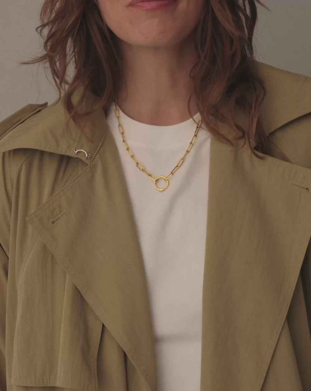 Harris Reed Keepsake T-Bar Charm Necklace | 18ct Gold Plated/Lapis Lazuli, Cubic Zirconia