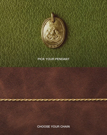 Missoma - gold heart talisman pendant free engraving