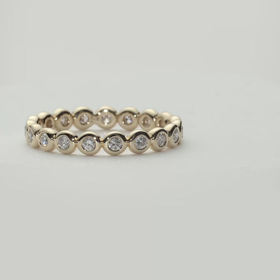 Fine Diamond Tennis Eternity Ring | 14ct Solid Gold Rings Missoma 